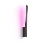Philips Hue White and Color Ambiance Liane - Væglampe - LED - 12.2 W - klasse G - 16 millioner farver/varmt til køligt hvidt lys - 2000-6500 K - sort