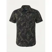 KOROSHI Skjorte khaki / mørkegrøn