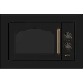 Gorenje BM235CLB, Indbygget, Kombination mikroovn, 23 L, 800 W, Dreje, Sort