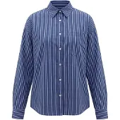 Imily Bela Bluse navy / hvid