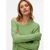 Vero Moda Pullover 'VMLefile' grøn-meleret