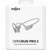 Shokz OpenRun Pro 2 Trådløs Hovedtelefoner Sølv