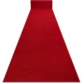 Rugsx Fortovet KARMEL Glat karmin / rød 200 cm 200x190 cm