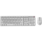 Gembird Kbs-wms-01-w-cyrl Silent Ru Layout Trådløst Tastatur Og Mus