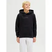 Jack & Jones Hættetrøje - JcoPoint - Black/JNR - - 8 år (128) - Hættetrøje