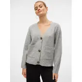 Vero Moda Cardigan 'Boom' grå-meleret