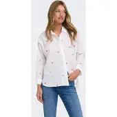 ONLY Bluse 'ONLNEW LINA GRACE' grøn / oliven / hvid
