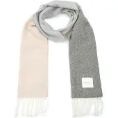 Profuomo Tørklæde i Lammeuld, Grøn/Beige Flerfarvet Beige Grøn