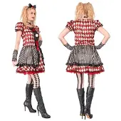 Widmann Harlekin Dukke kostume