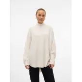 Vero Moda Plaza Striktrøje Med Høj Hals