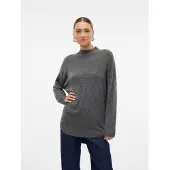 Vero Moda Pullover 'Plaza' mørkegrå