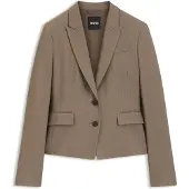 BOSS Slim fit blazer i gabardine med stræk