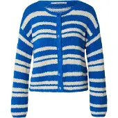 Abercrombie & Fitch Cardigan navy / hvid