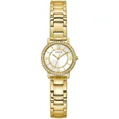GUESS Analogt ur 'Lady G' guld / transparent / hvid