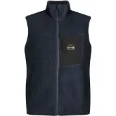 Lundhags Flok Wool Ms Pile Vest, mellemlag, herre, blå