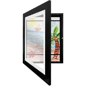 24hShop A3 Kunstramme - Fotoramme - Sort