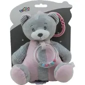 Tulilo Musikboks pink bjørn 18 cm
