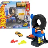 Hot Wheels City Dwtn Tire Shop Garage