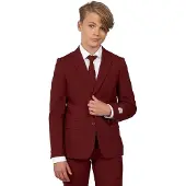 Oppo Merchandise Group B.V. Vinrødt jakkesæt, teen