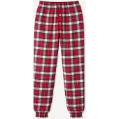 LEAFLETIC Pyjamasbukser 'Women’s Flannel Bottom' rød
