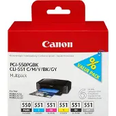 Canon PGI-550/CLI-551 / 6496B005 Multi P