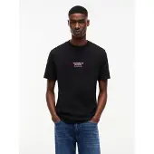 Tommy Hilfiger Bluser & t-shirts 'TJM RLX SAILBOAT SS TEE BLACK' sort