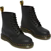 Dr. Martens Dr Martensunisex. 11822003 Læderstøvler 1460 sort (43), Fast, Blonder, Casual