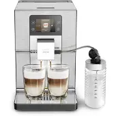 Krups Intuition Experience+ EA877D10, Espressomaskine, 3 L, Kaffebønner, Indbygget kværn, 1550 W, Sort, Børstet stål