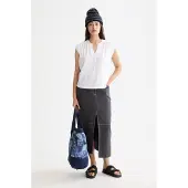 Scotch & Soda Drapey V Kortærmet Bluse