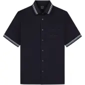 Armani Exchange A|X Armani Exchangetil mænd. XM002110AF22640UB101 Polo Informal marineblå (S), Casual, Bomuld, Korte ærmer