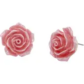 Betsey johnson Øreringe 'Sweetheart Rose' pink