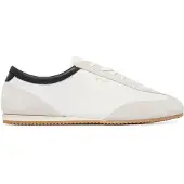 BOSS Sneakers i læder med ruskindskanter