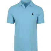 No-excess Riva Solid polo, blå Blå måle