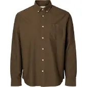 Selected Regrick Oxford Flex Skjorte Med Lange ærmer
