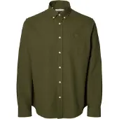 Selected Skjorte 'Rick' oliven