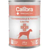 Calibra Dog Veterinary Diets - Gastrointestinal & Pancreas Low Fat - Vådfoder - 6 x 400 g