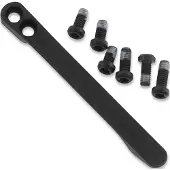 CIVIVI Plain Titanium Pocket Clip, musta