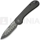 CIVIVI Elementum Slip Joint C18062AJ-DS1 Damascus, Twill Carbon, slipjoint pocket knife