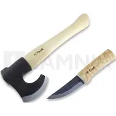 Roselli Allround Axe short + Hunting knife, Giftbox