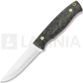 Brisa Trooper 95 kniv, scandi, stabilized curly birch