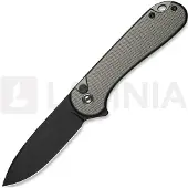 CIVIVI Button Lock Elementum II, Diamond Pattern Gray Al
