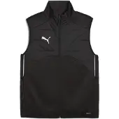 Puma Vest Teamwinter - Sort/Hvid, størrelse Small