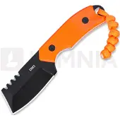 CRKT Razel Compact 4036ER Black Oxide D2, Orange G10, fixed knife, Jon Graham design