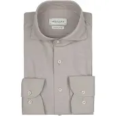 Profuomo japansk strikket skjorte – beige melange Beige måle