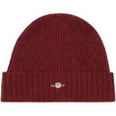 Gant Ganttil mænd. 9910023 Skjold uldhue rød (OSFA), Casual, Bomuld