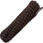 Marbles Paracord 550, Black/Orange Reflective 30,5m