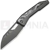 We Knife Inceptus foldekniv, Dark Gray Ti & White/Black G-10, Stonewash