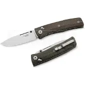 Lionsteel NiNi - Full Scale - Green Canvas Micarta foldekniv