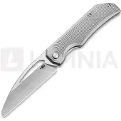 Bestech Mini Taipan - Vertical Satin+Flat Satin - Titanium foldekniv, Beadblasted