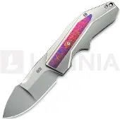 We Knife Coral, Polished BB Ti/Timascus, Polished BB
